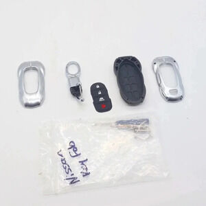 LECART Metal Key Fob Cover for Nissan Altima Pathfinder Rogue Armada